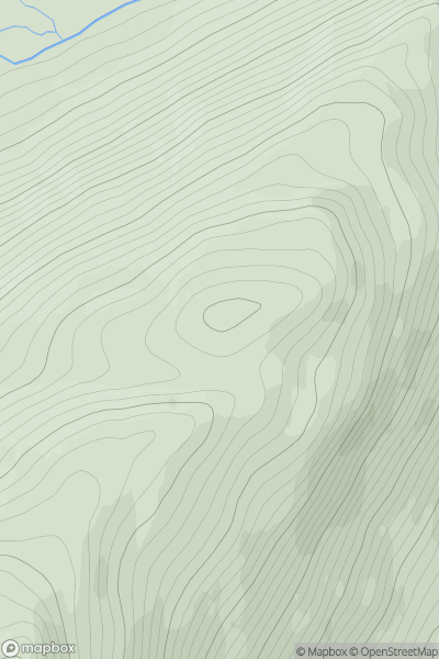 Thumbnail image for An Torr [Glen Albyn and the Monadh Liath] [NN686983] showing contour plot for surrounding peak